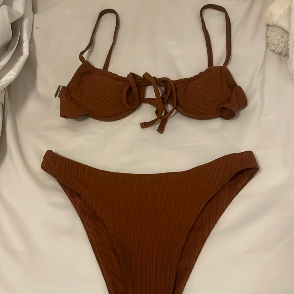 ZAFUL brown bikini